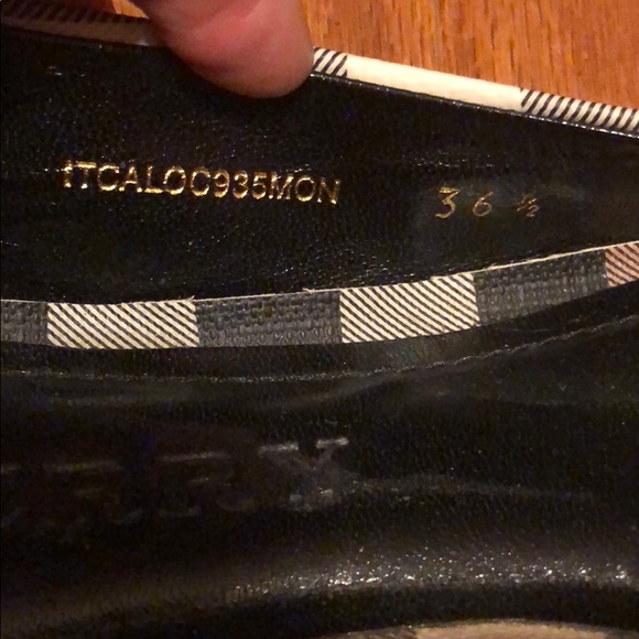 BRAND NEW BURBERRY BALLET FLATS SIZE 37 1/2 - Picture 8 of 8